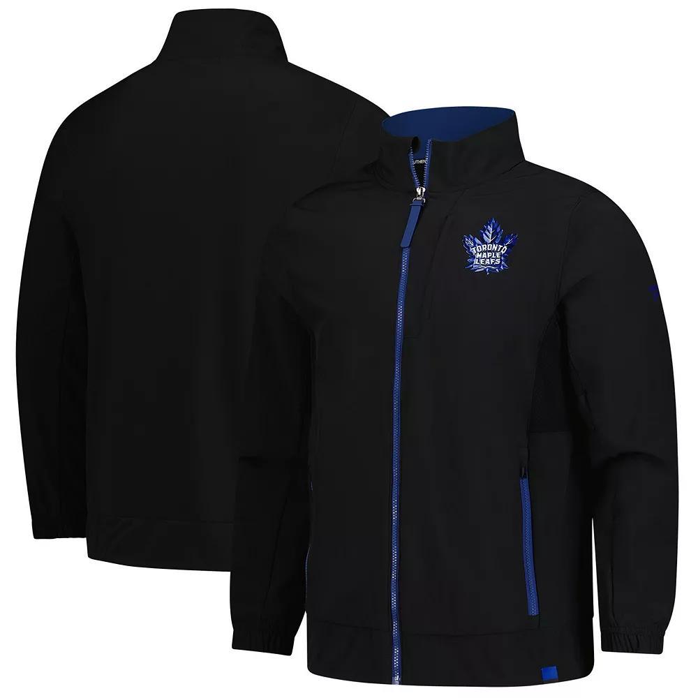 Men's Fanatics Black Toronto Maple Leafs Woven Rink Full-Zip Jacket, Size: Large, Mpl Black Product Image