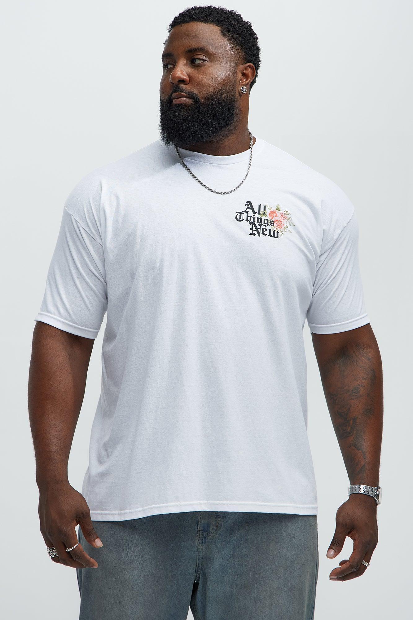 All Things New Short Sleeve Tee - White Male Product Image