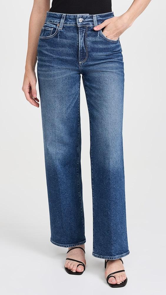 PAIGE Sasha 32" Wide Leg Jeans | Shopbop Product Image