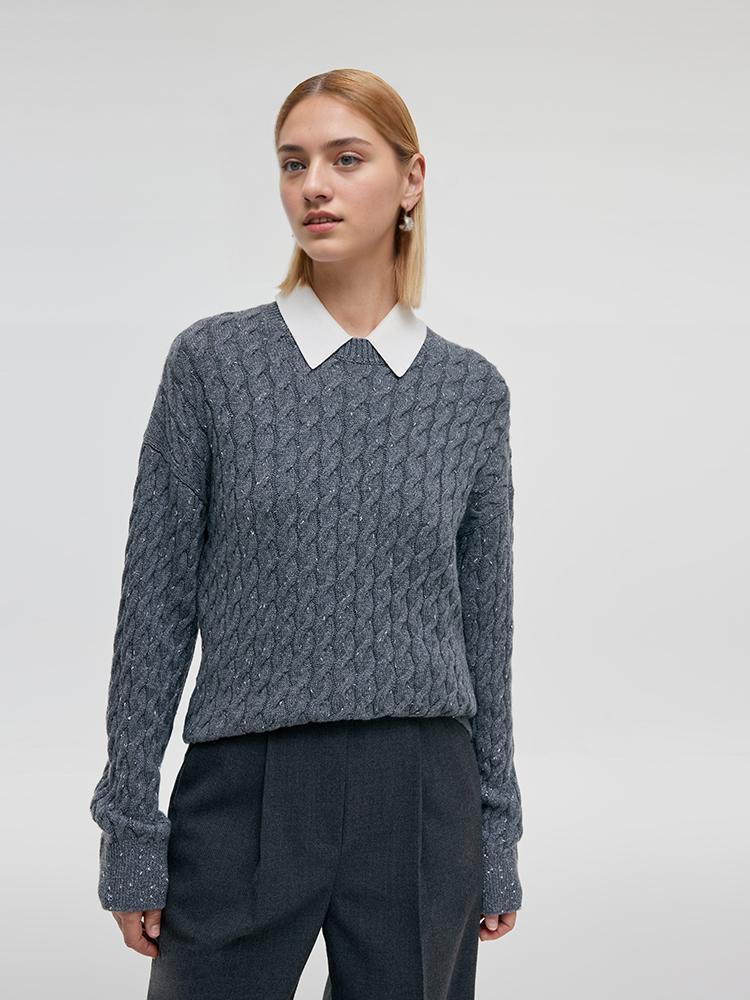 Wool And Cashmere Women Sweater Product Image