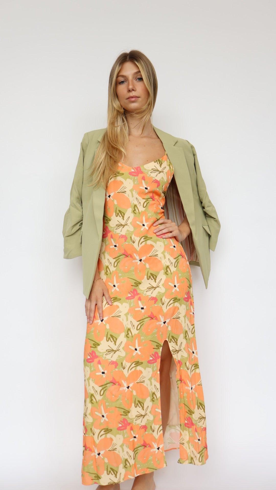 Floral Whisper Midi Dress Product Image