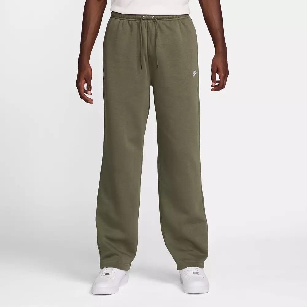 Nike Mens Club Open-Hem Fleece Pants | FN3730-451 Product Image