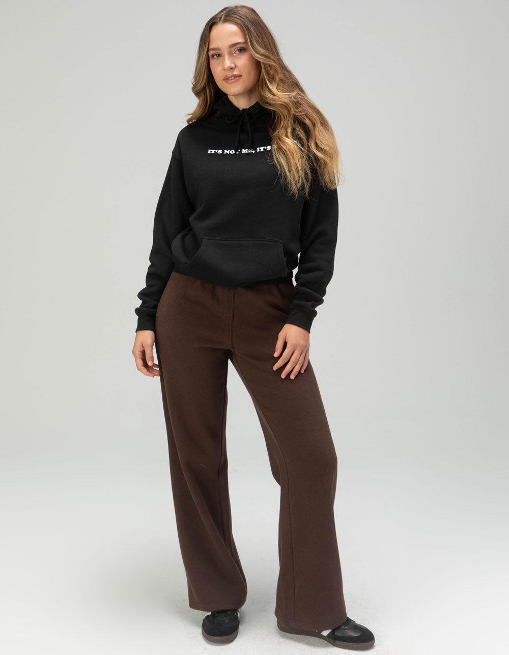 RSQ It's Not Me It's You Womens Hoodie - BLACK Product Image