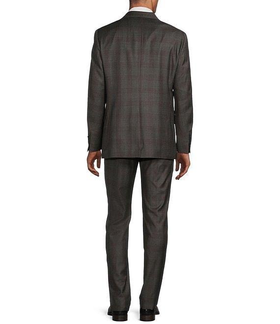 Hart Schaffner Marx Chicago Classic Fit Pleated Plaid Pattern 2-Piece Suit Product Image