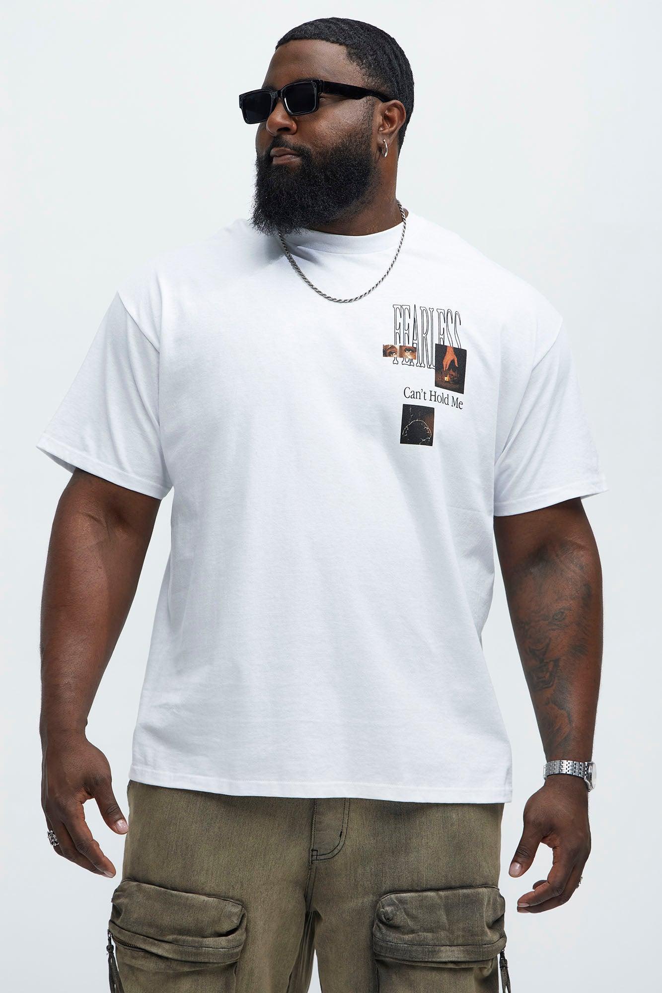 Fear Can't Hold Me Short Sleeve Tee - White Product Image