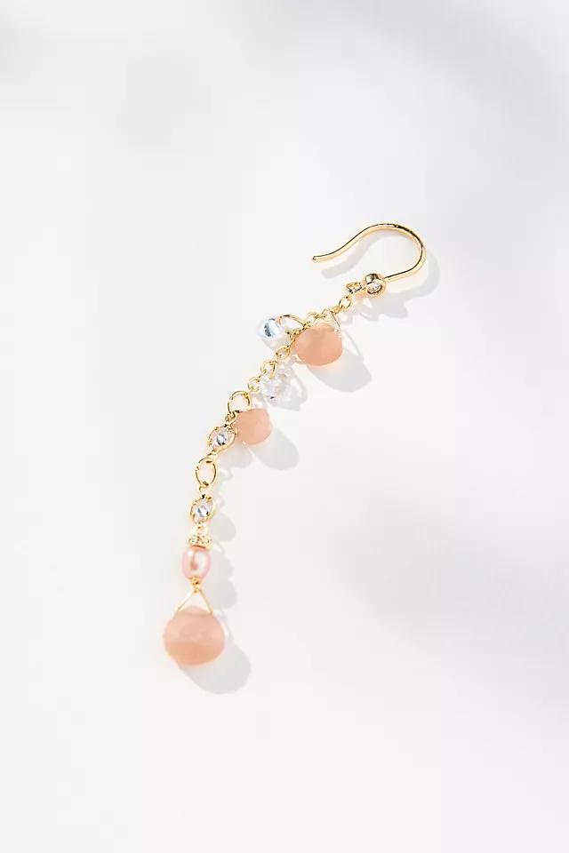 Linear Stone Drop Earrings Product Image