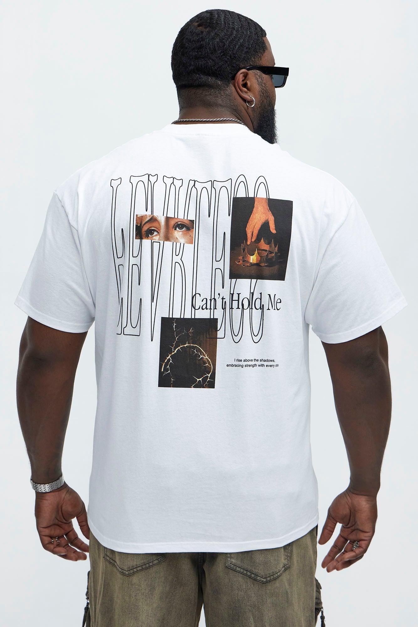 Fear Can't Hold Me Short Sleeve Tee - White Product Image