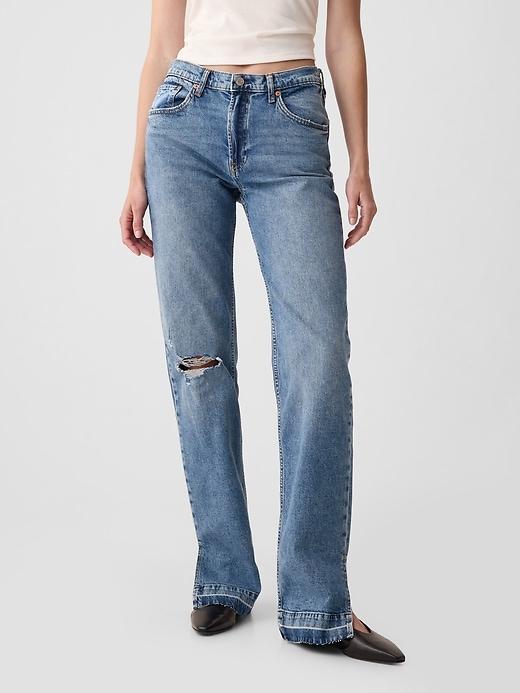 Mid Rise Double Cargo '90s Loose Jeans Product Image