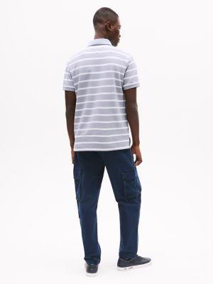 Regular Fit Stripe Wicking Polo Product Image