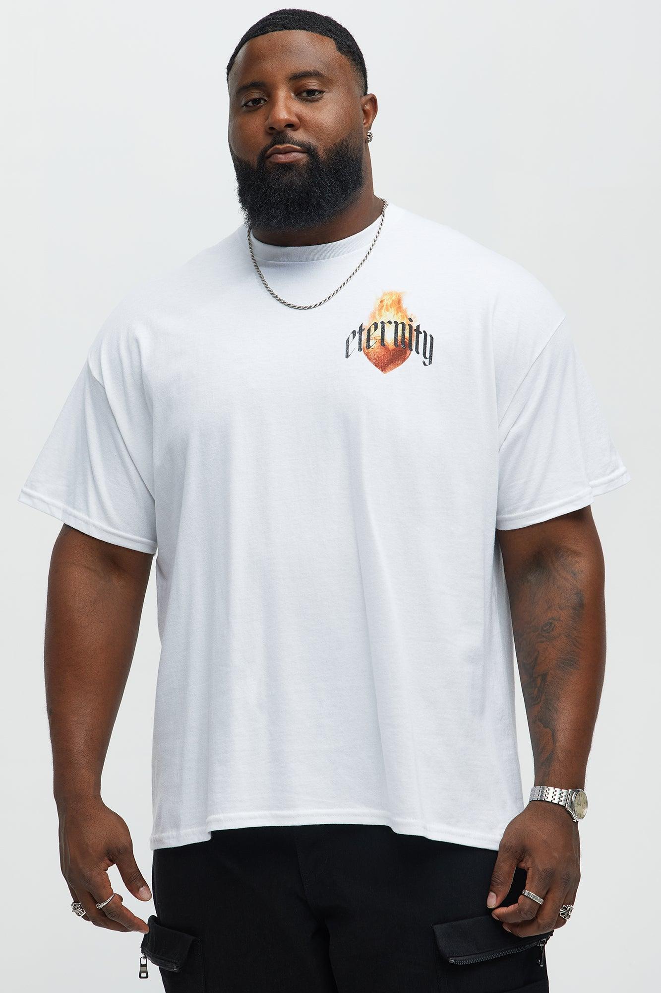 Eternal Heart Short Sleeve Tee - White Male Product Image