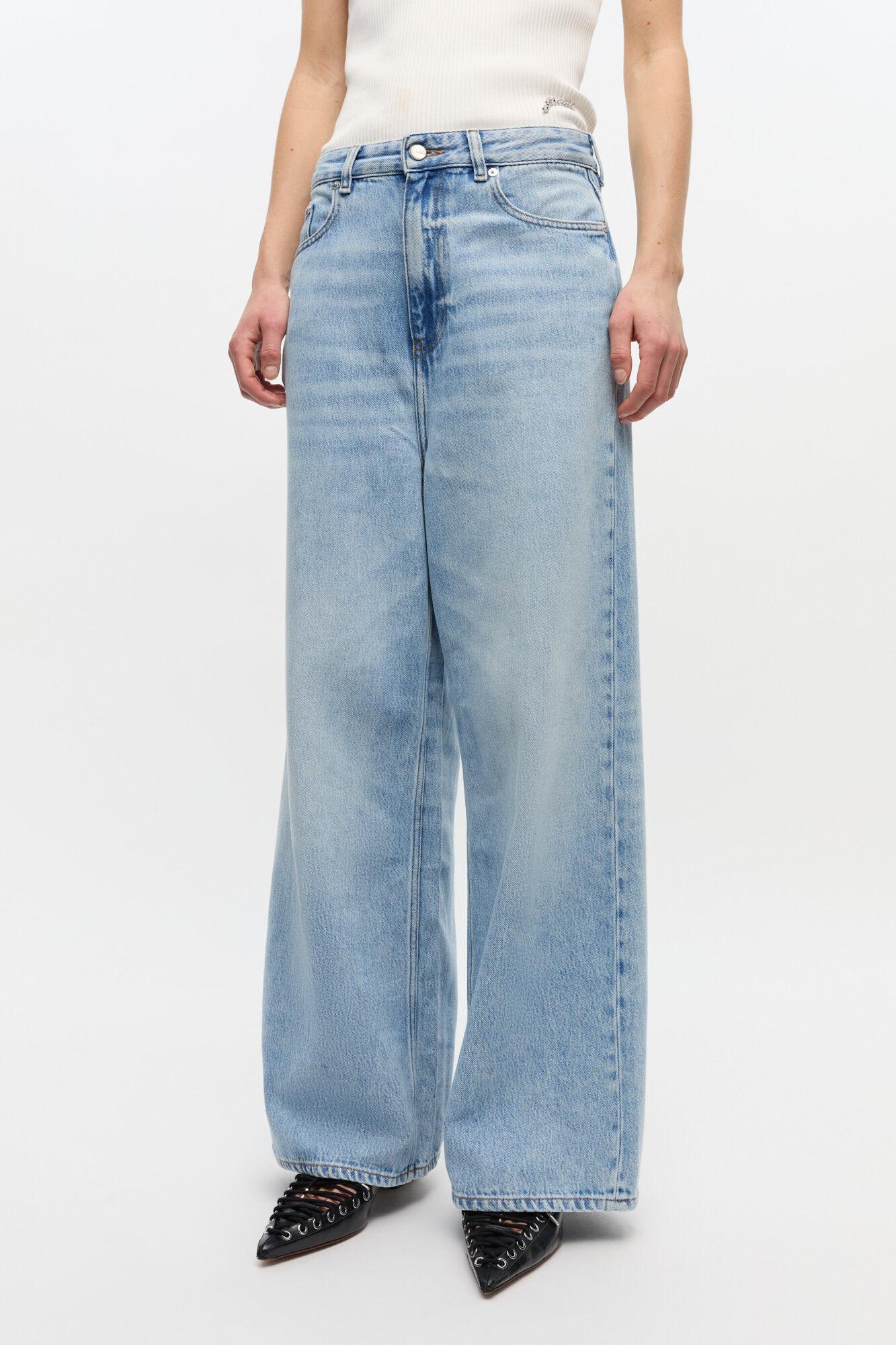 Light Blue Baggy Jeans Product Image