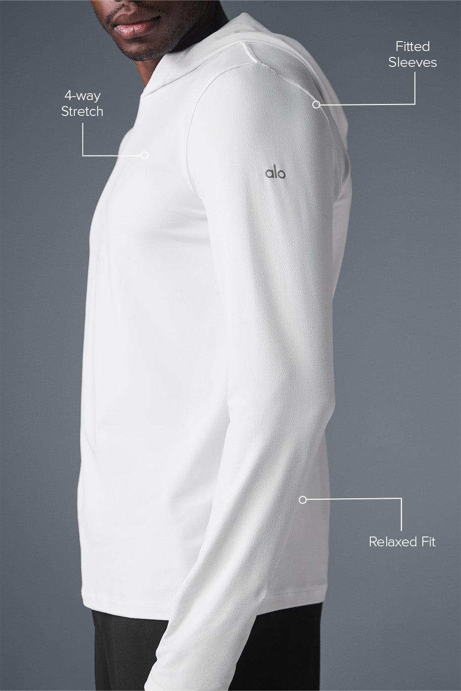 ALO | Conquer Reform Long Sleeve With Hood Top Product Image