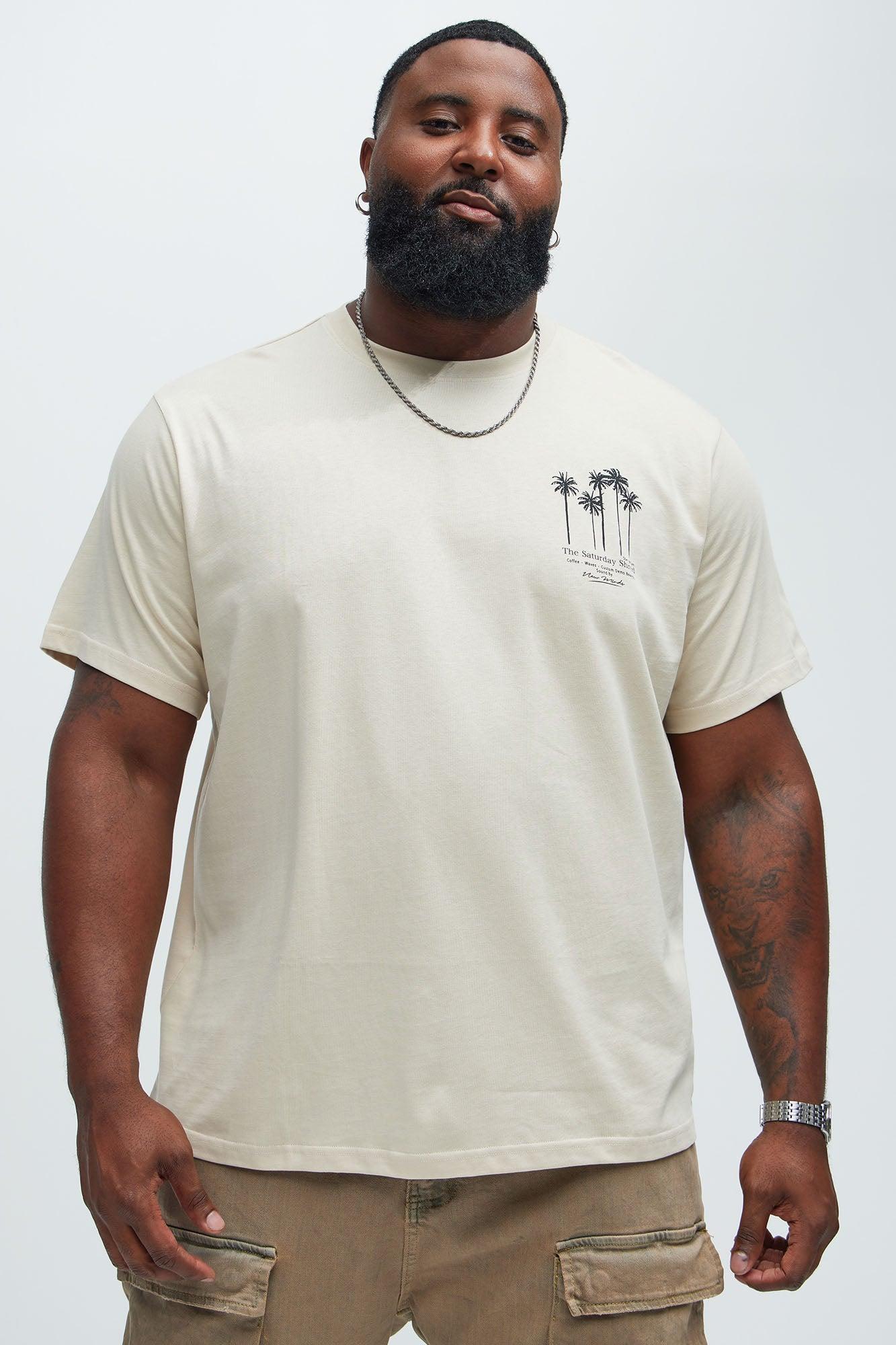 The Saturday Shred Relaxed Fit Short Sleeve Tee - Sand Product Image