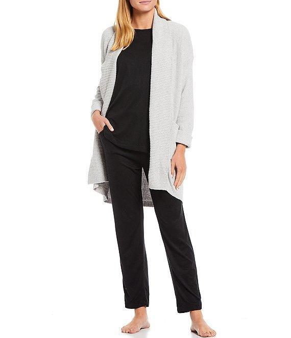 N Natori Chenille Open Front Lounge Cardigan Product Image