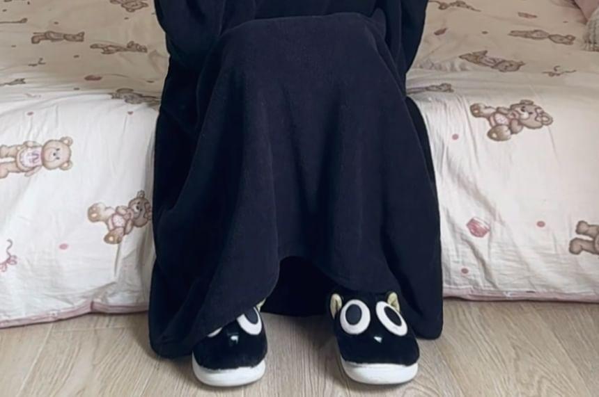 Hooded Fleece Oversized Pajama Dress Product Image