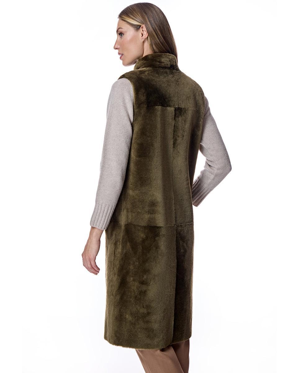 Reversible Shearling Vest Product Image