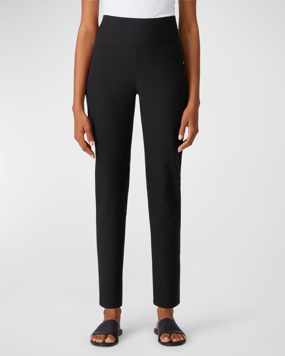 Eileen Fisher High Waist Slim Fit Pants Product Image