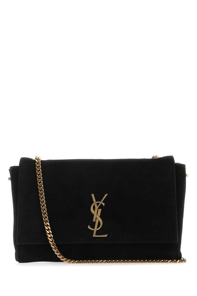 SAINT LAURENT Black Suede Medium Kate Shoulder Bag  Nd  Donna Tu Product Image