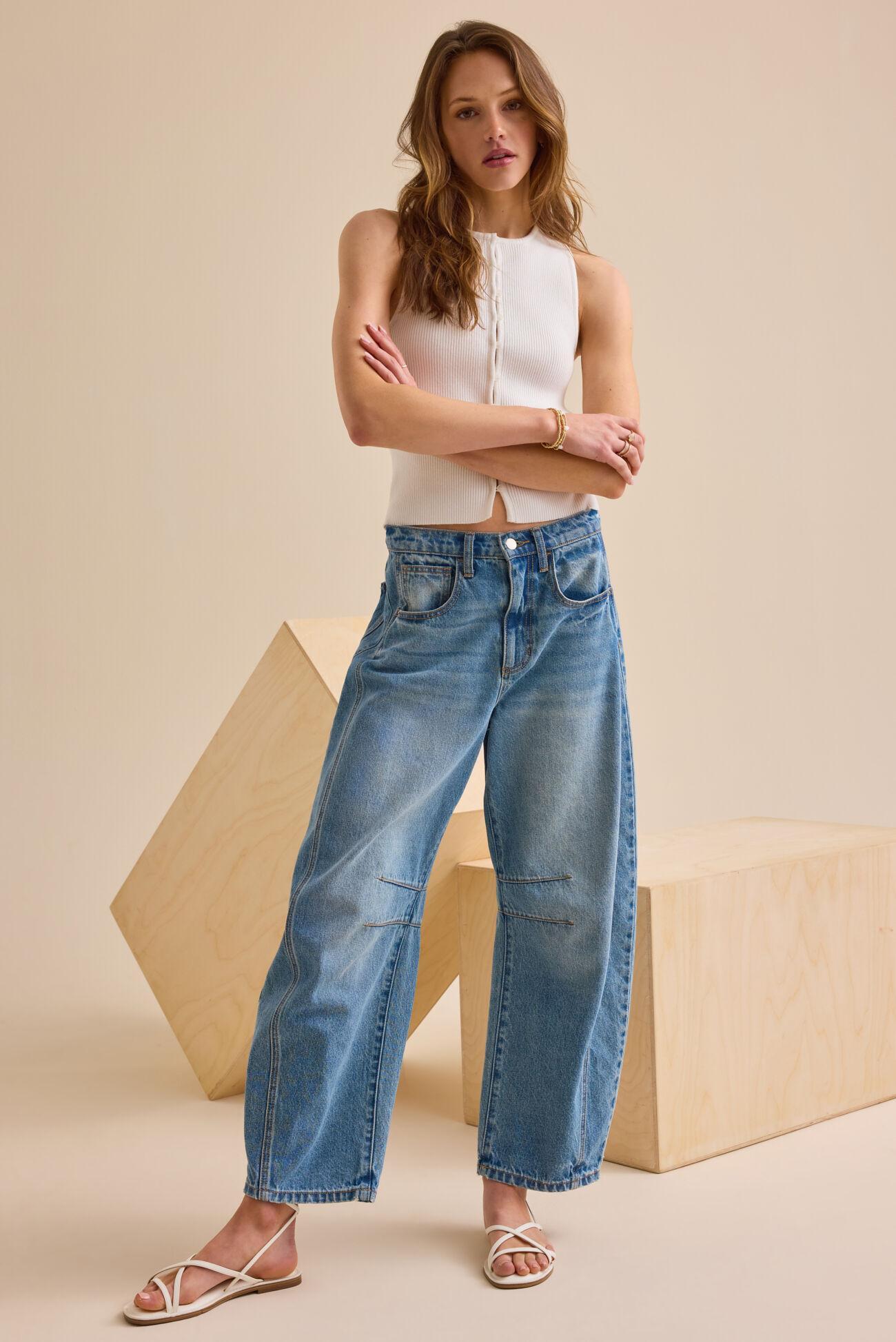 Ava Button Up Knit Top Product Image