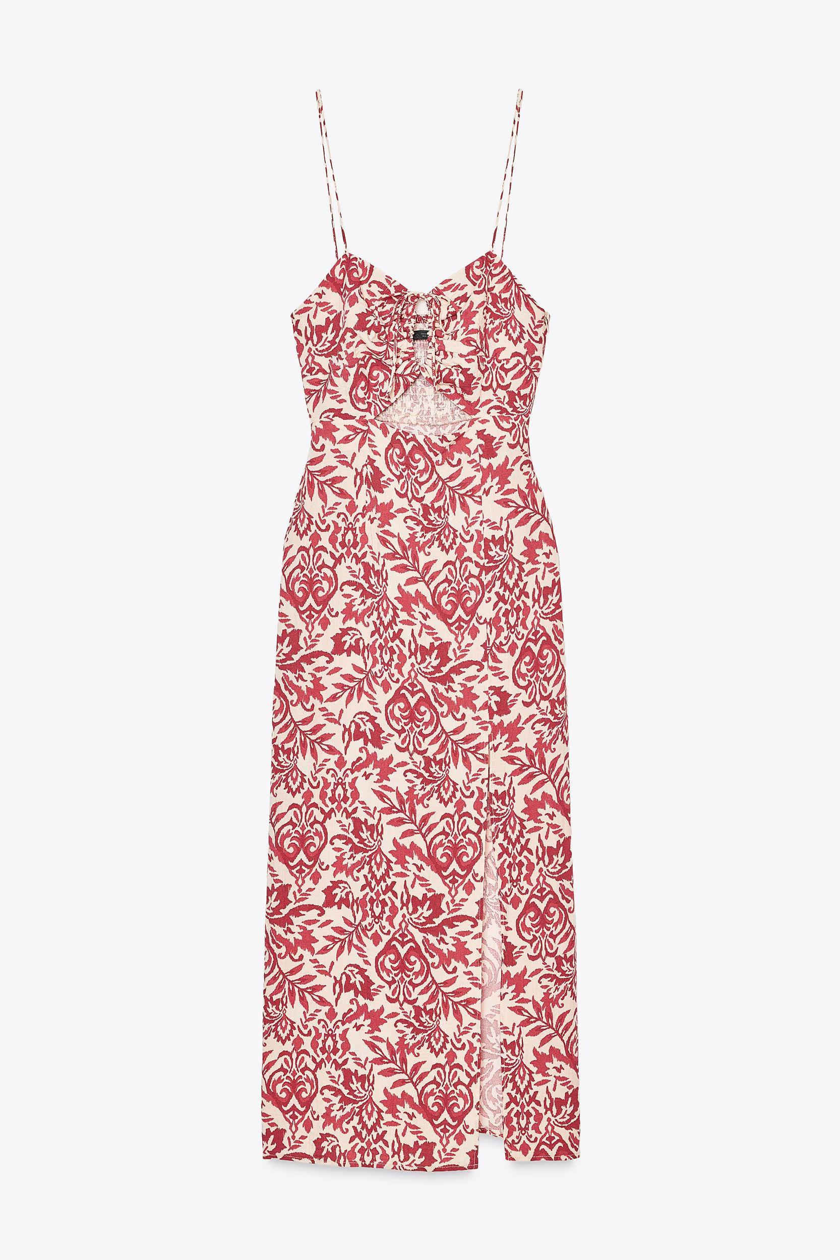 PRINTED RUSTIC MIDI DRESS Product Image