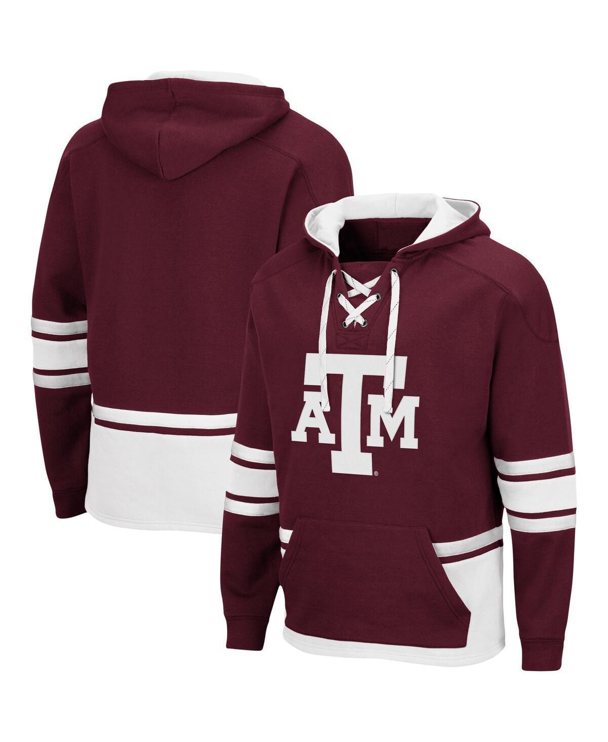 Mens Colosseum Texas A&M Aggies Lace Up 3.0 Pullover Hoodie Product Image