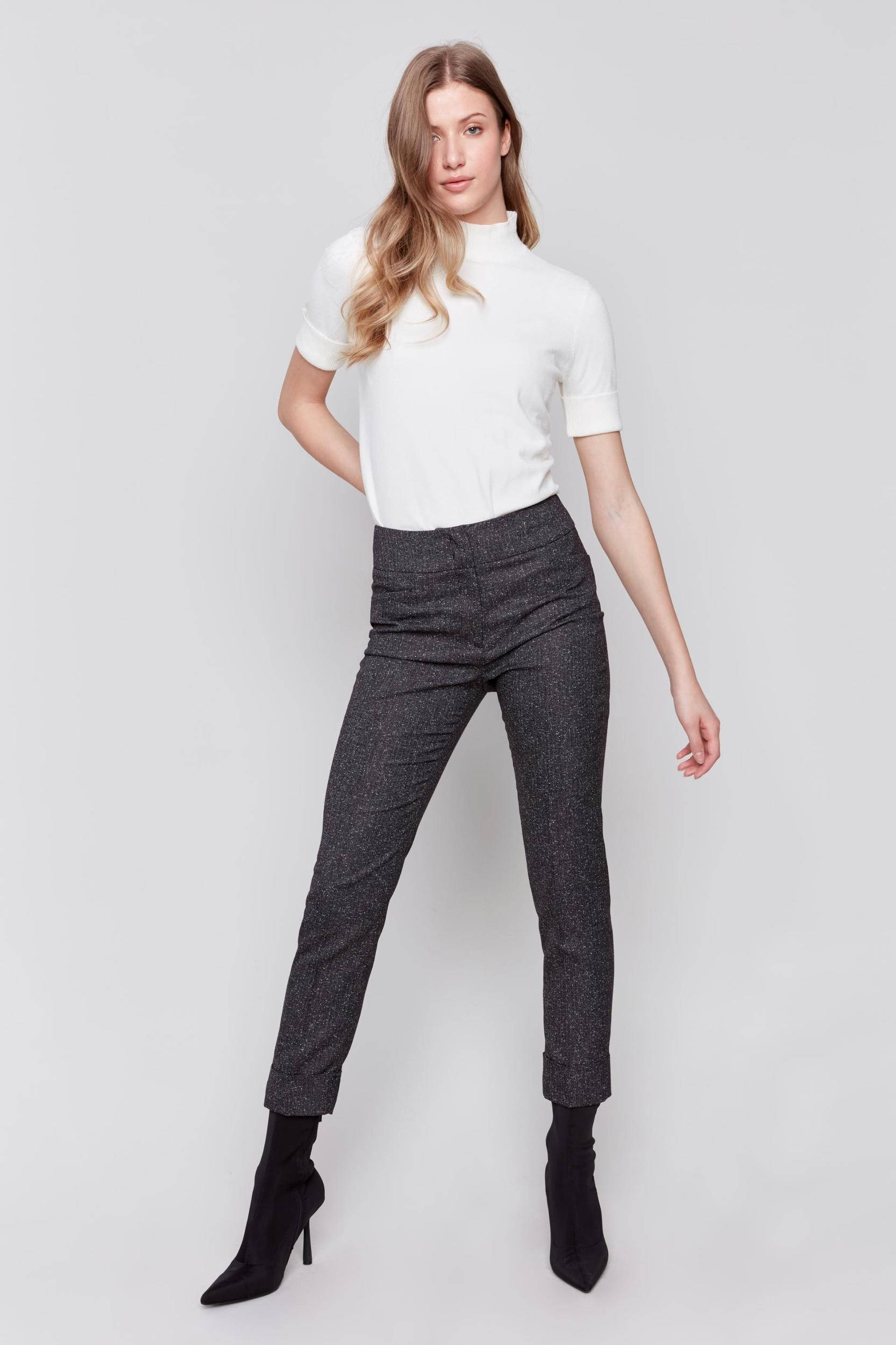 Speckled Woven Pants Product Image