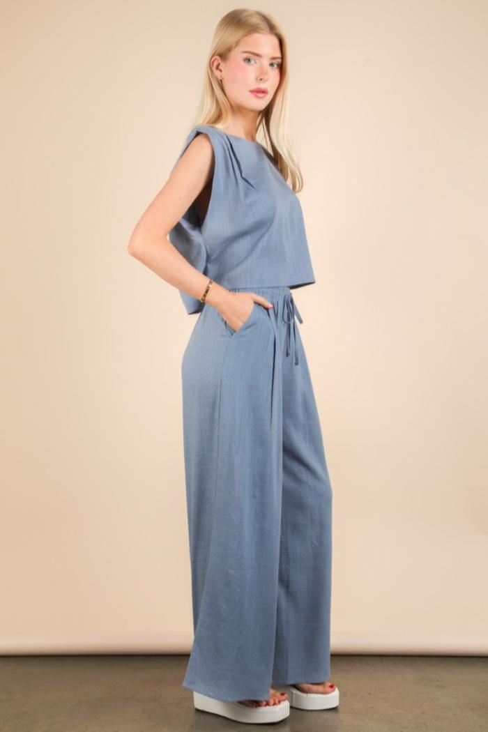 Sleeveless Pants Set Product Image