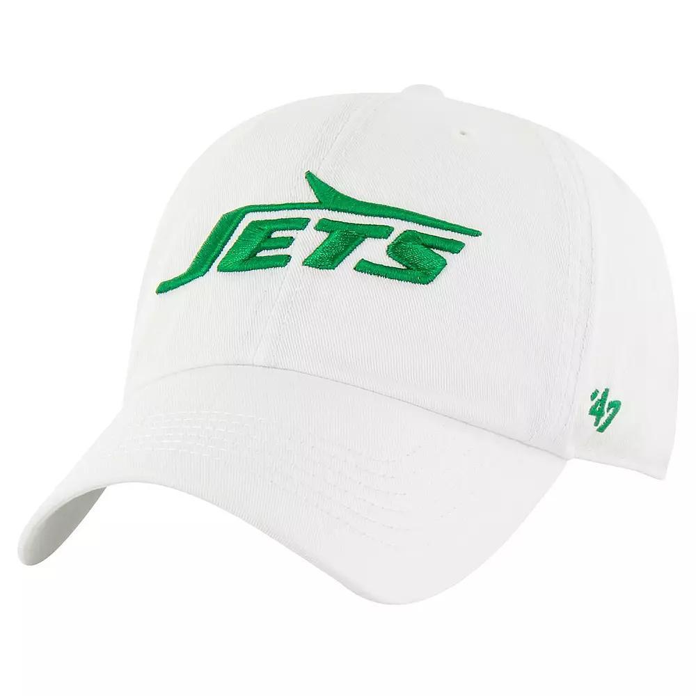 Men's '47 White New York Jets Classic Franchise Legacy Fitted Hat,  Product Image