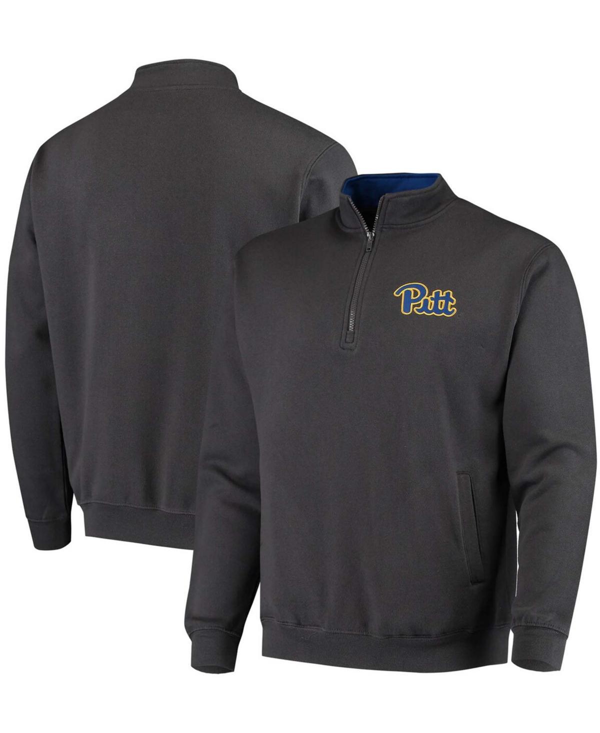 Mens Colosseum Charcoal Pitt Panthers Tortugas Logo Quarter-Zip Jacket Product Image