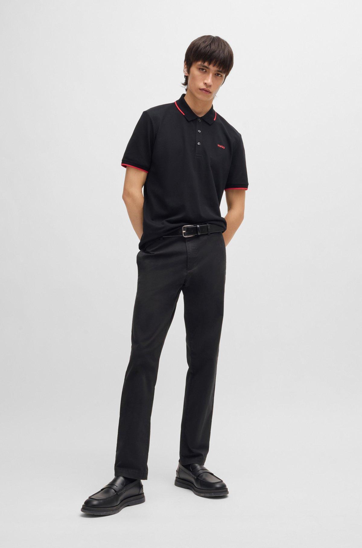 Slim-fit chinos in stretch-cotton gabardine Product Image