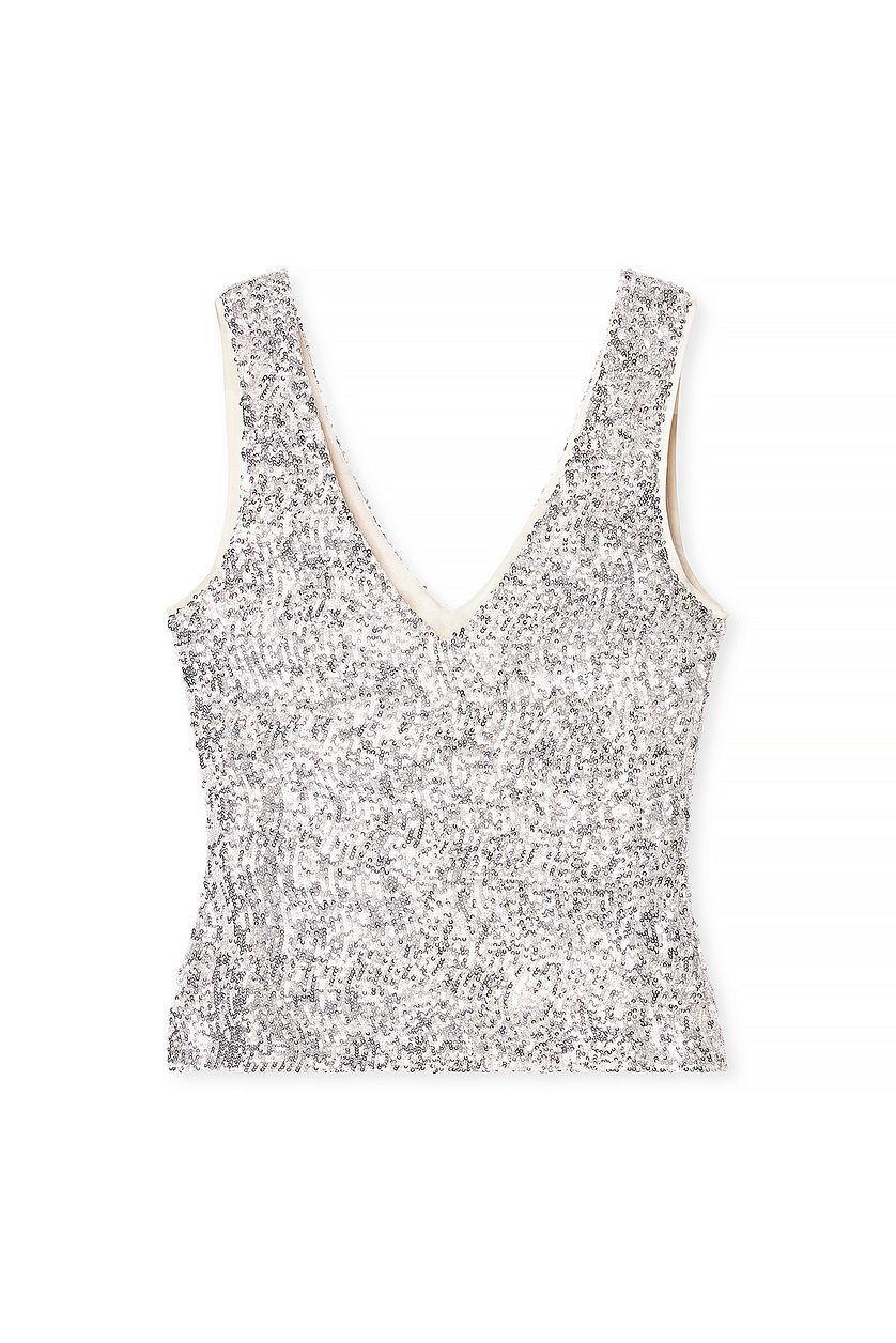 Wavy Sequin Top Product Image