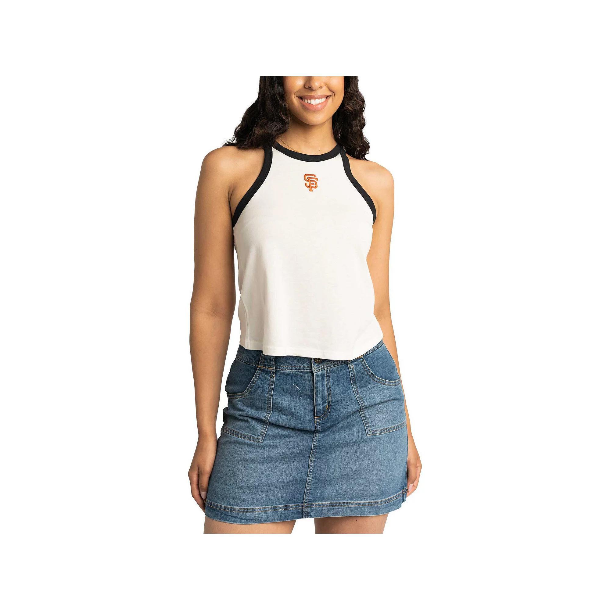 Women's Lusso White San Francisco Giants Jane Tank Top,  Product Image