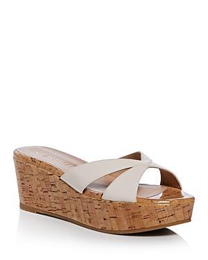 Stuart Weitzman Womens Carmen Platform Slide Sandals Product Image