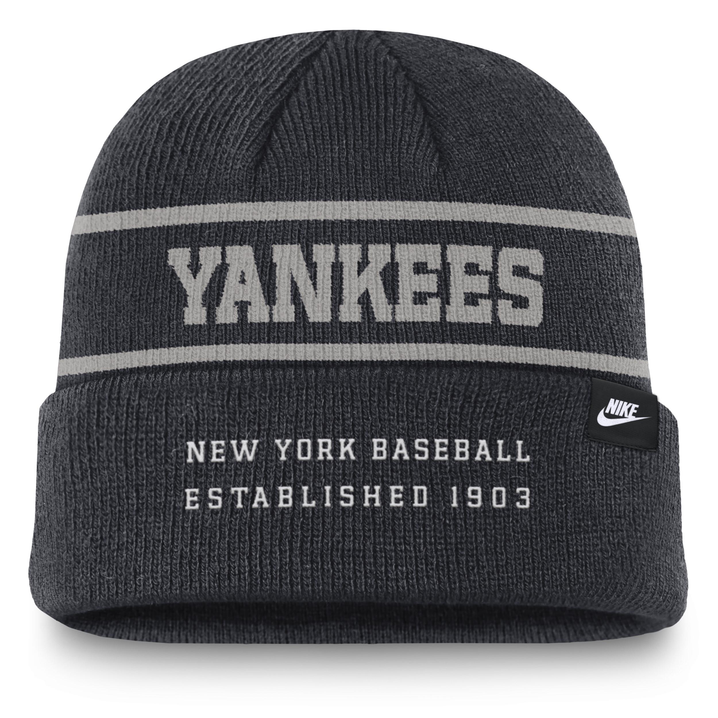 New York Yankees Rewind Terra Nike Mens MLB Cuffed Beanie Product Image