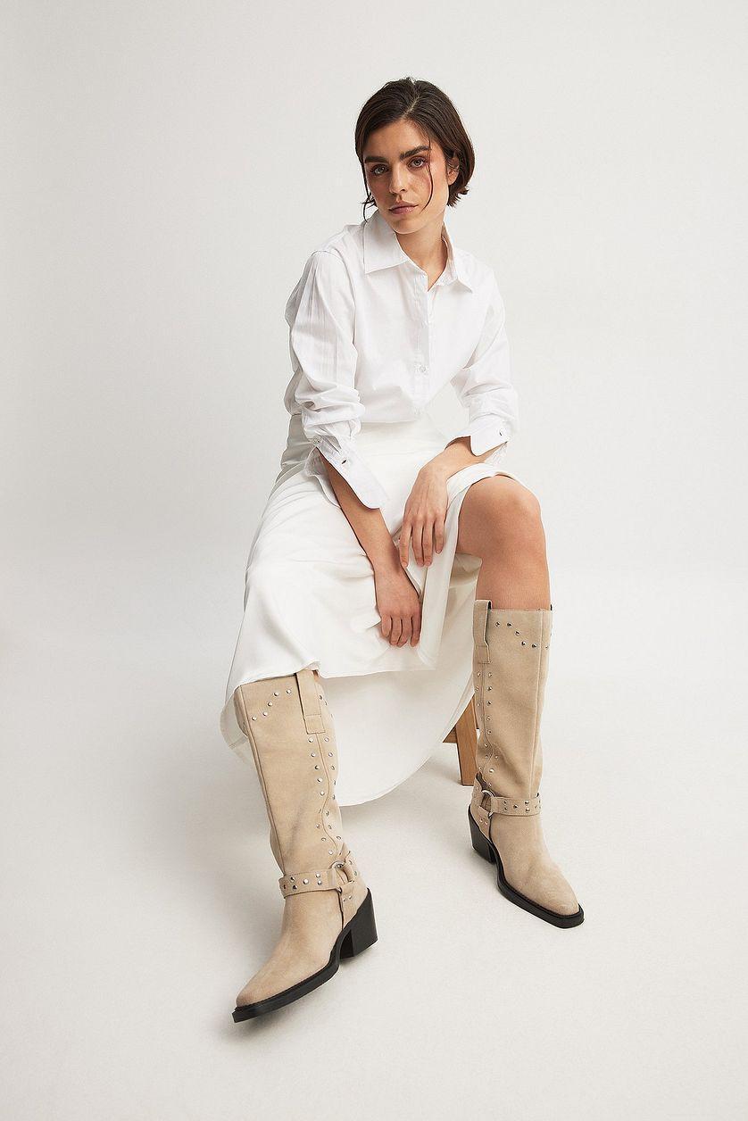 Studded Western Boots Product Image