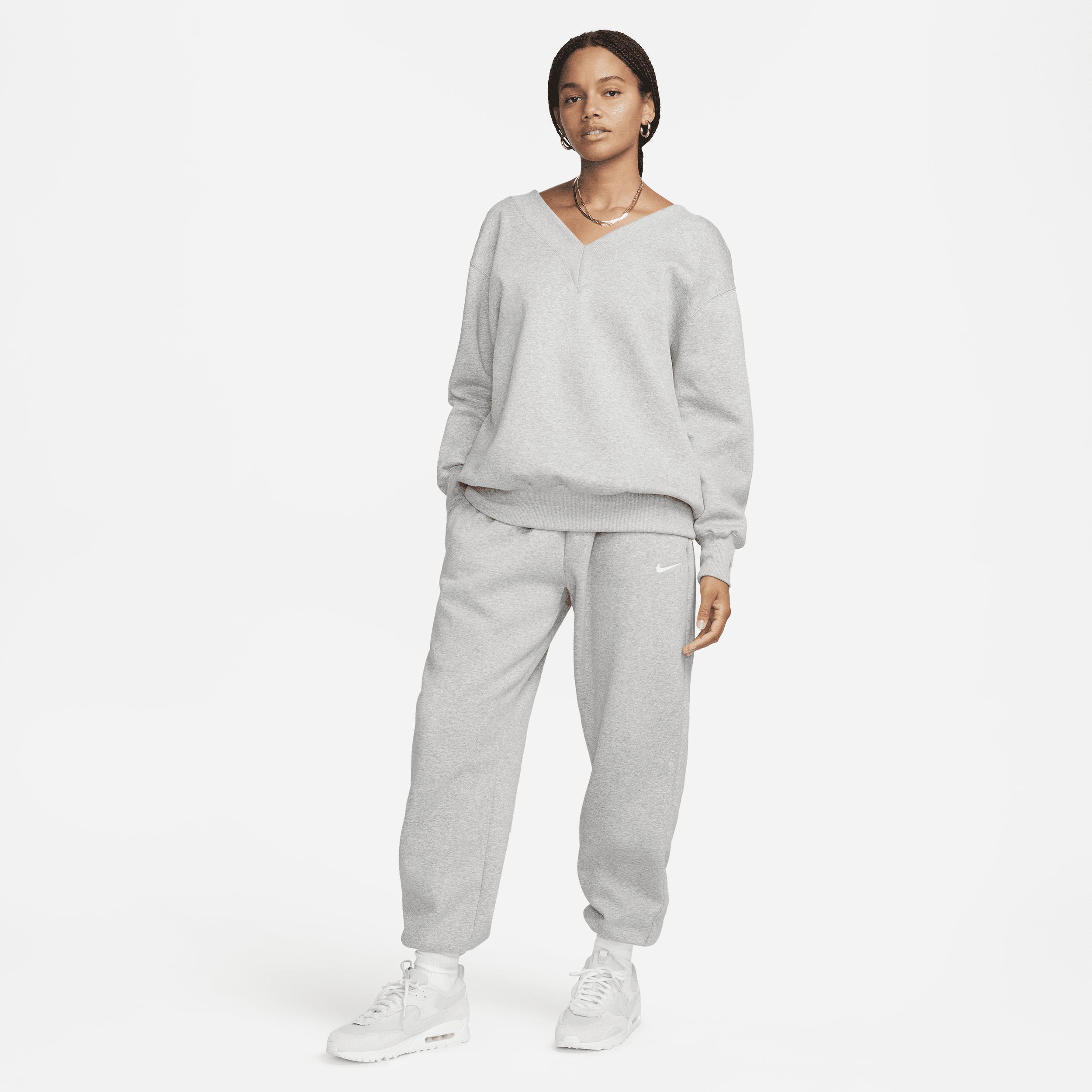 Nike Sportswear Phoenix Fleece Women's Oversized V-Neck Sweatshirt Product Image