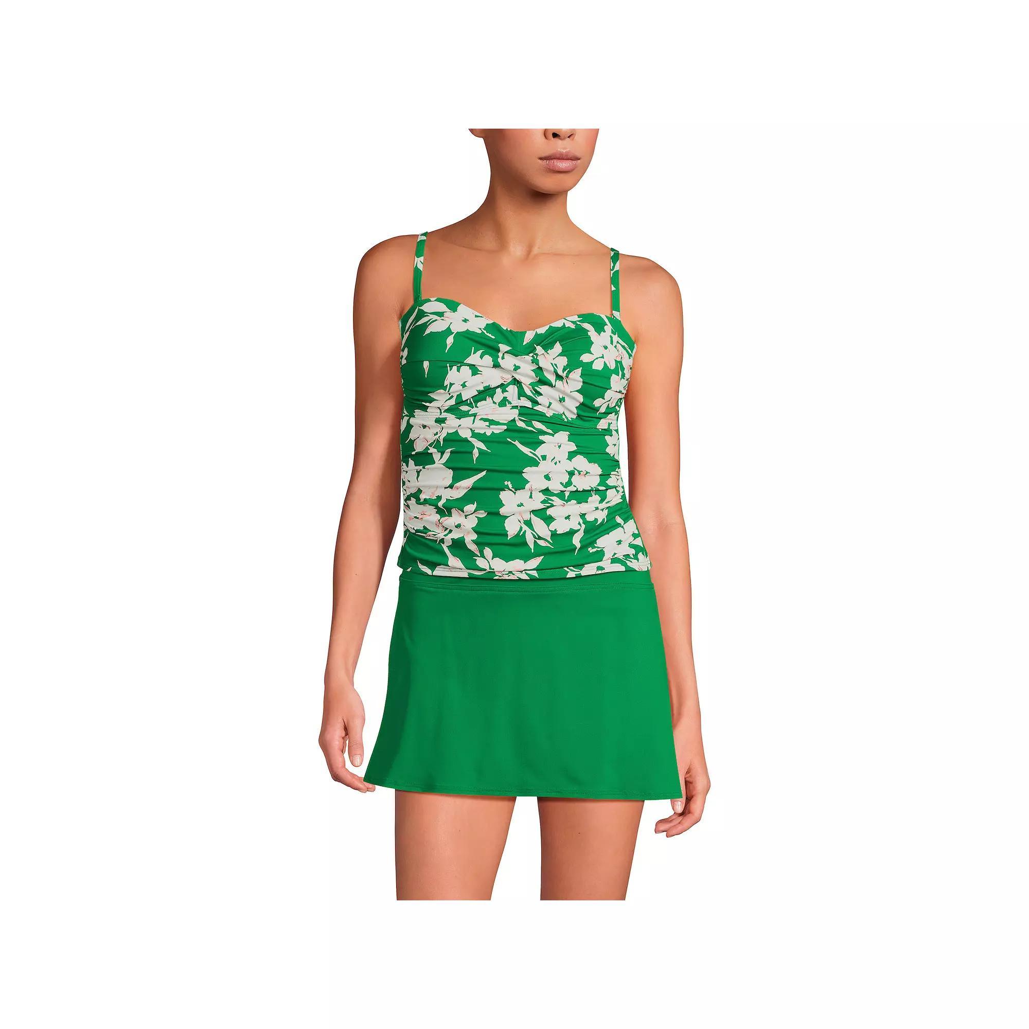 Women's Lands' End Bandeau Tankini Swimsuit Top,  Product Image