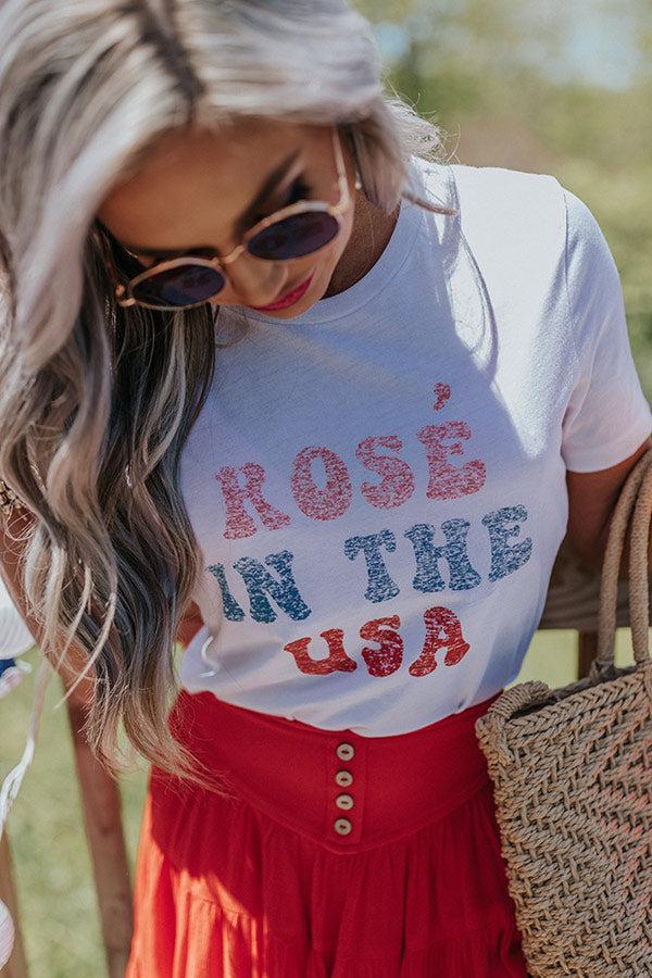 Rosé In The USA Tee Product Image