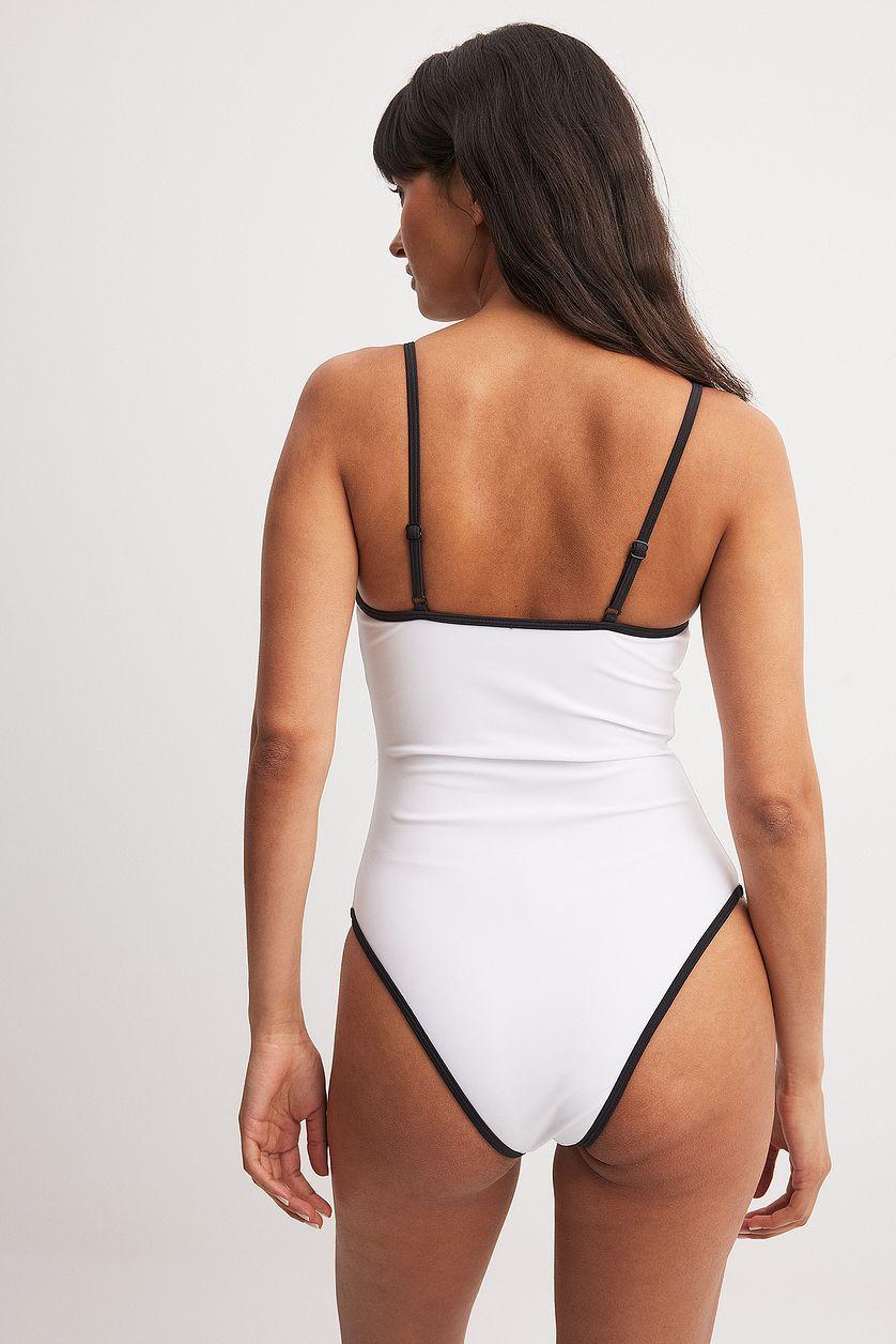 Contrast Binding Detail Swimsuit Product Image