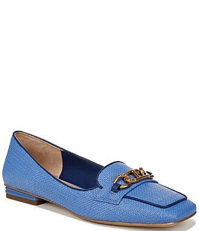 Franco Sarto Tiari Slip-On Square Toe Loafers Woven Fabric) Women's Flat Shoes Product Image