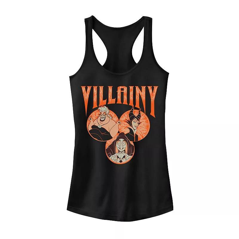 Juniors Disneys Villainy Circles Poster Tank Top, Girls Product Image