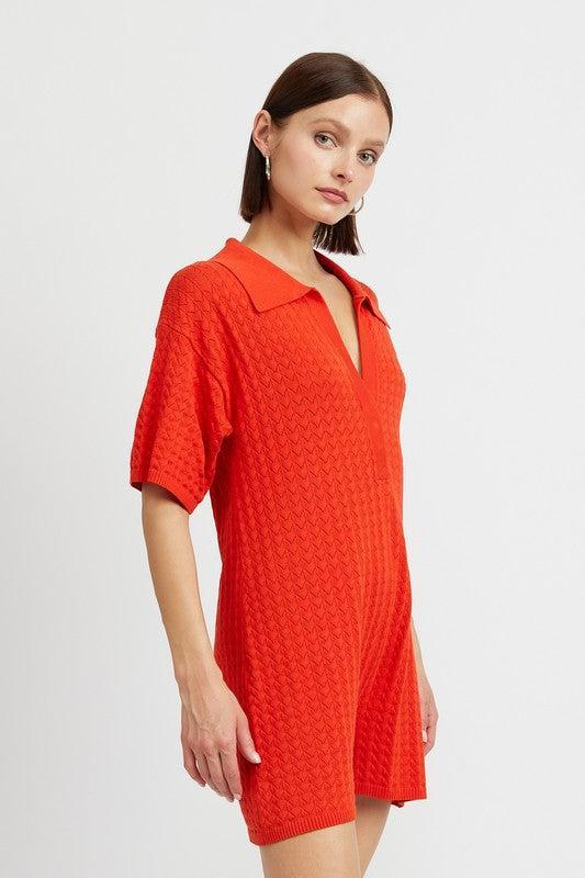 Ripe Tomato Playsuit Product Image