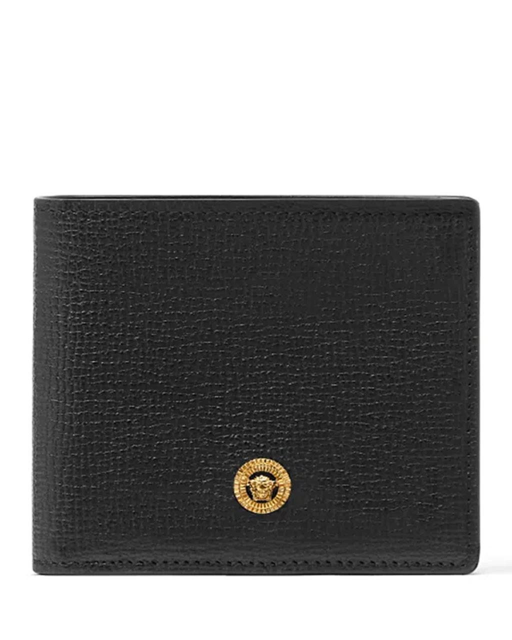 VERSACE Men's Medusa Biggie Bifold Wallet In Black Product Image