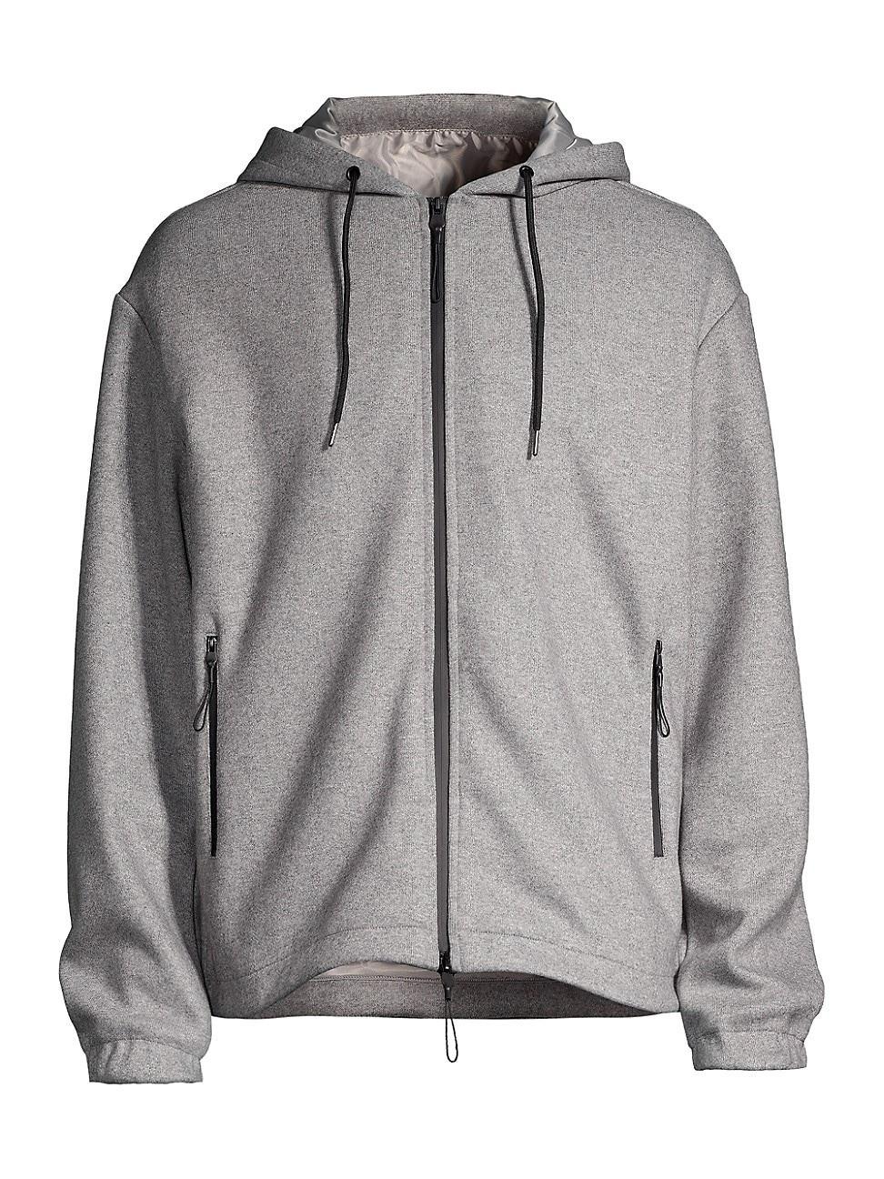 Mens Slim-Fit Zip Hoodie Product Image