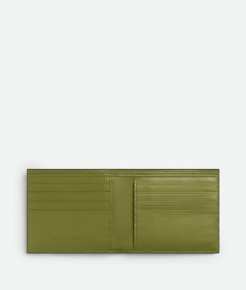 Men's Intrecciato Bi-Fold Wallet in Fondant/matcha Product Image