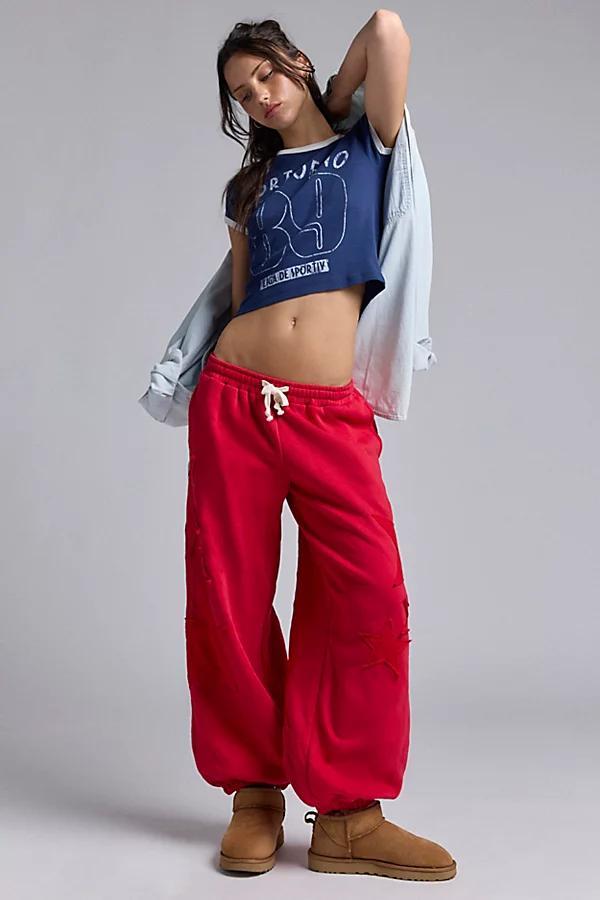 Out From Under Brenda Star Patch Jogger Sweatpant Womens at Urban Outfitters Product Image