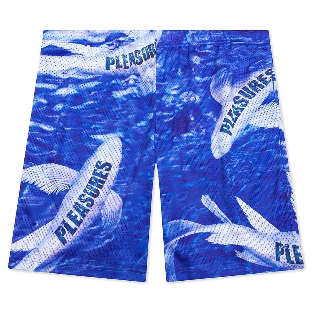 Koi Mesh Shorts - Blue Male Product Image
