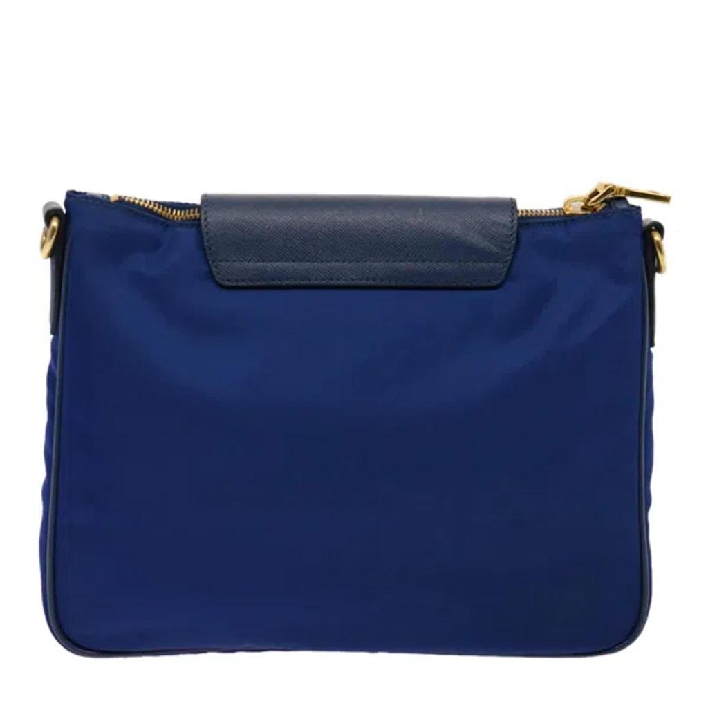 Tessuto Blue Synthetic Shoulder Bag () Product Image