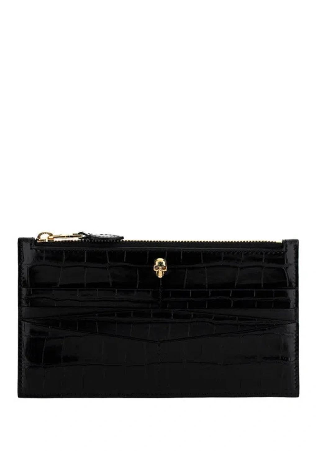 ALEXANDER MCQUEEN 'skull' Card Holder In Black Product Image