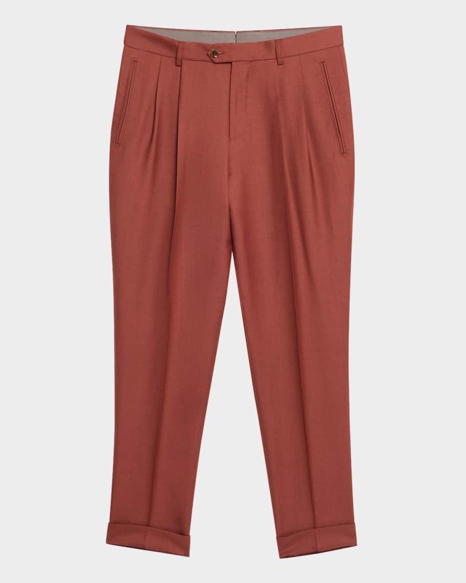 Men's Peet Pleated Trousers Product Image